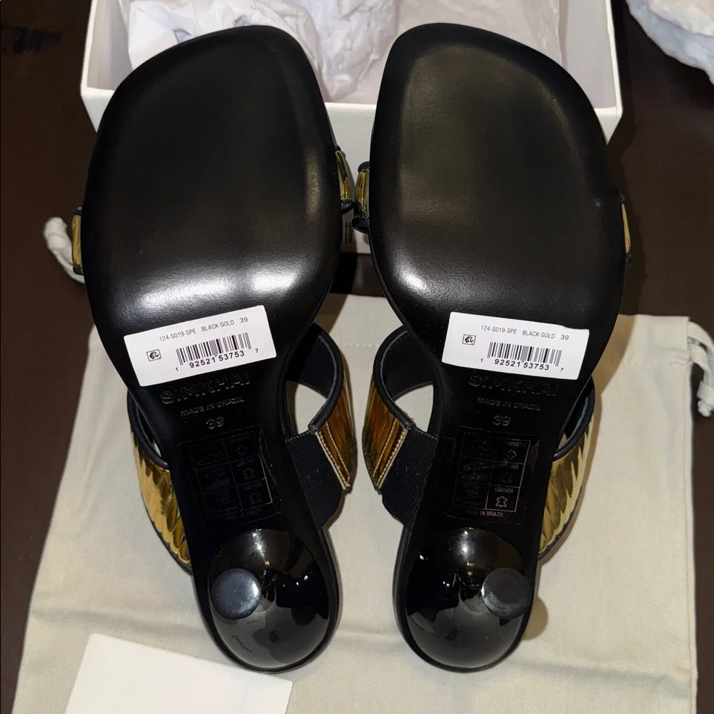 SIMKHAI Carter 95MM Textured Mules